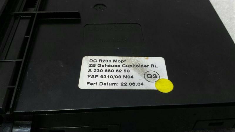 Mercedes SL R230 RHD Cup holder A2306806250 right handlebar.