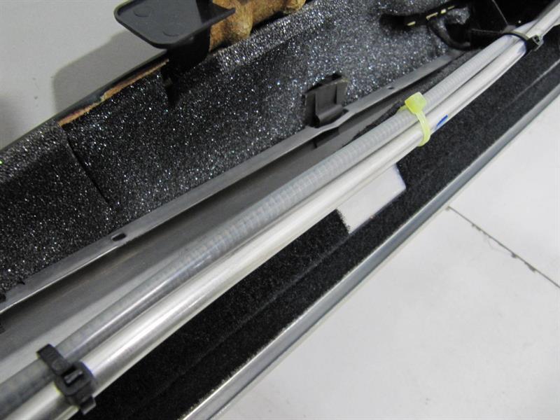 Mercedes S65 S63 Designo rear roller blind set leather W221 A2218100020 plot shelf