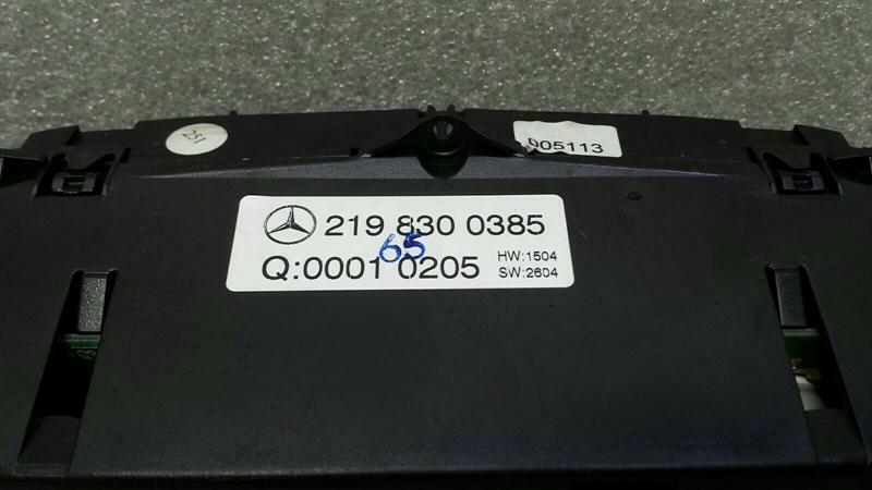 Mercedes CLS W219 Car Climate Control A2198300385 Climate Control Panel A/C US Model
