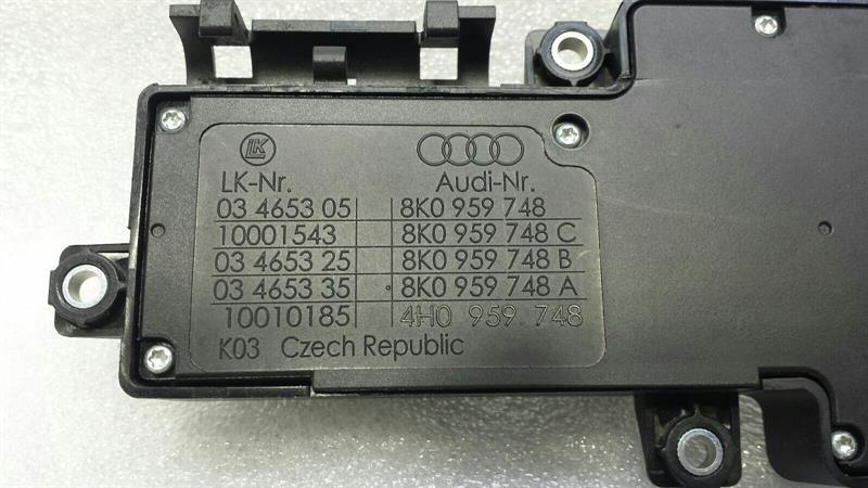Audi S5 8T right seat switch 4H0959748 switch RIGHT SEAT