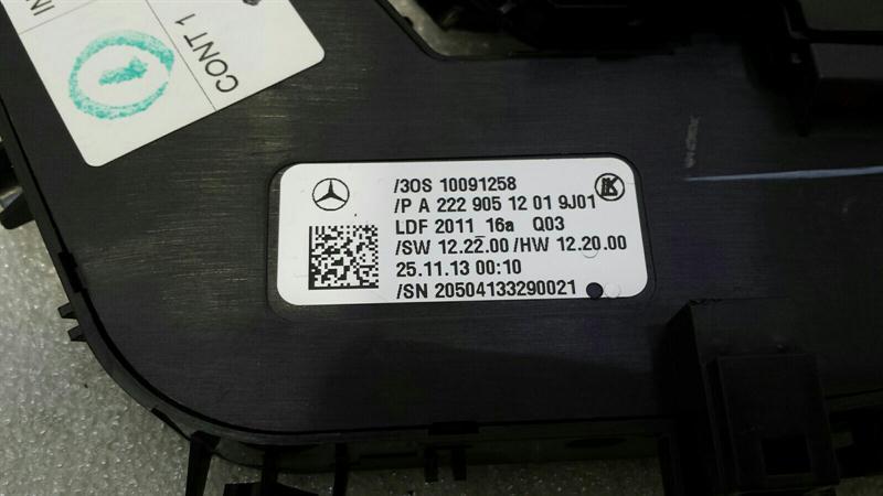 Mercedes S-class W222 RRH seat heated switch A2229051201 seat heating switch
