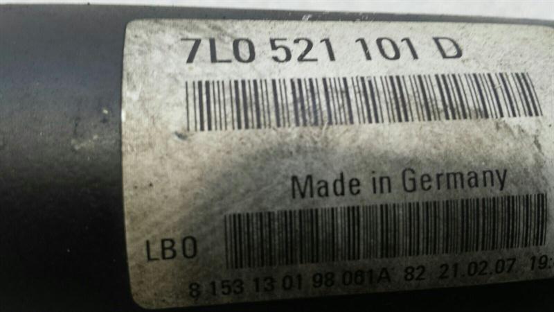 Porsche Cayenne S 957 Front Propshaft 7L0521101D Propshaft Front 4.8