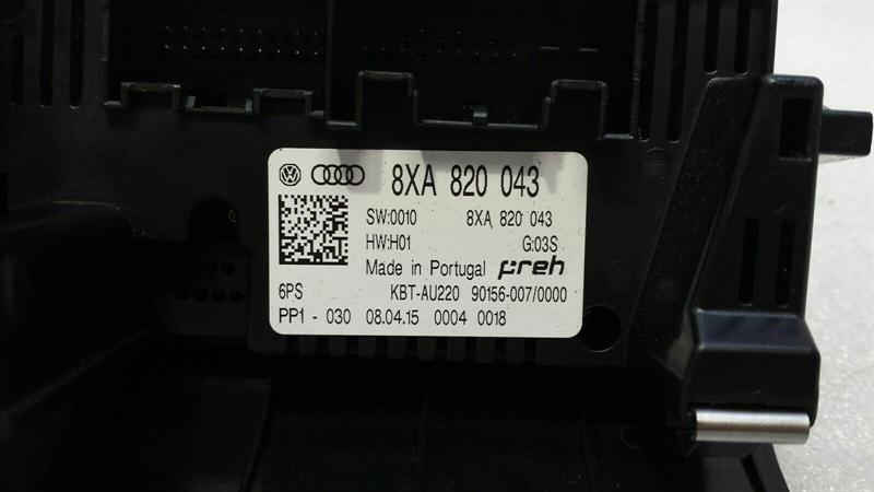 Audi S1 8X Car Climate Control 8XA820043 Climate Control Panel