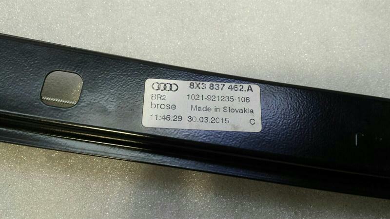 Audi S1 TFSI Right Front Door Winder 8X3837462A Window Regulator Front Right