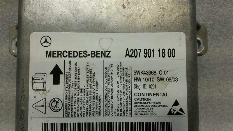 Mercedes C Class W204 W207 Safety Module ECU A2079011800 Air Control Unit SRS
