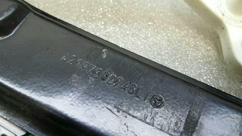 Mercedes CLS63 W219 Left Rear Door Winder A2197300946 Window Regulator Rear Left