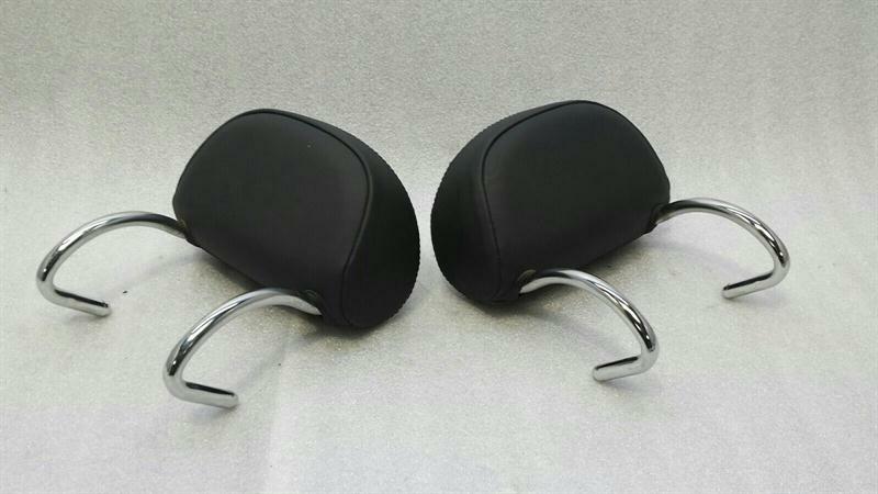 Mercedes CLS W219 rear pair headrests A2199701150 headrest set leather
