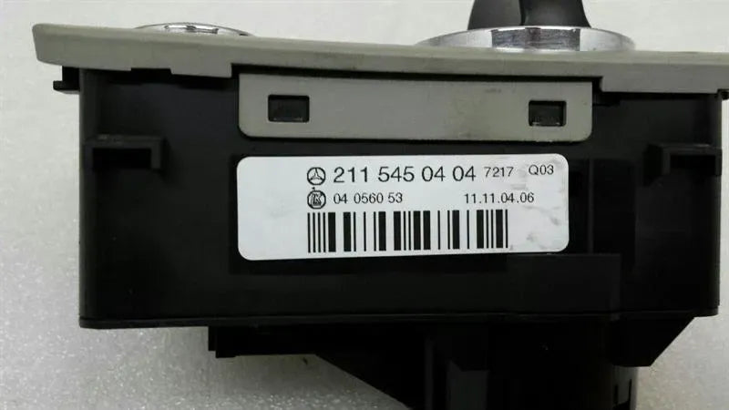 Mercedes E Class W211 RHD Headlight Switch A2115450404 Right Handlebar
