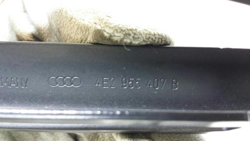 Audi A8 8E RHD Wiper Arm 4E2955407B Right Hand Drive