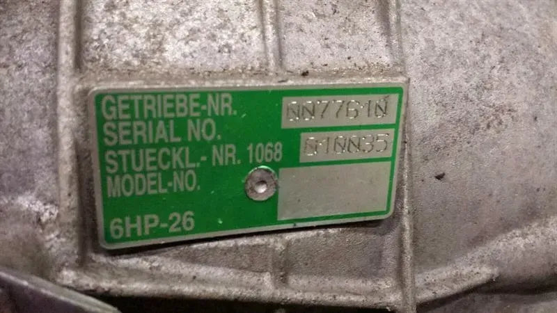 BMW 7 E65 Gearbox 7524455 Transmission 6HP-26 N62 735i AUTOMATIC CAR