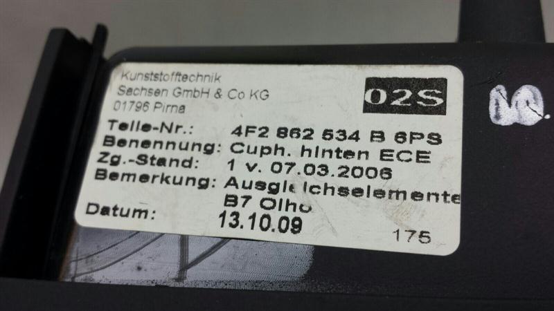 Audi A6 4F RHD Cup holder 4F2862534B right handlebar