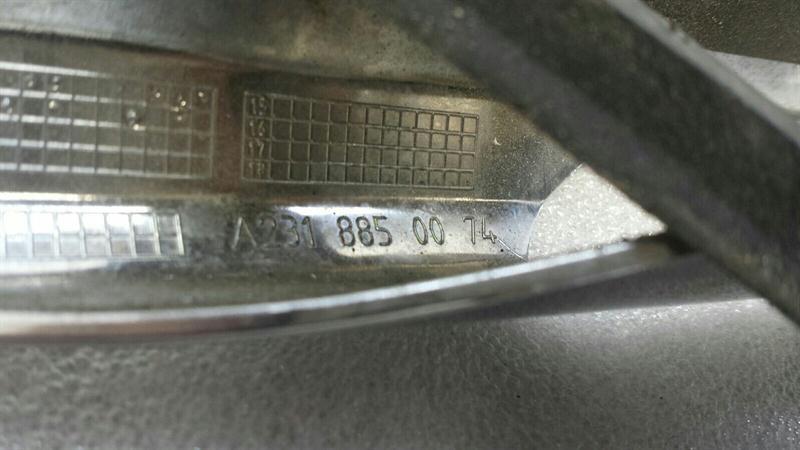 Mercedes SL R231 front right grille A2318851223 grille front right
