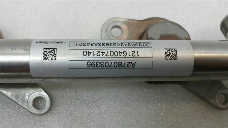 Mercedes CLS W218 Fuel Injection Moulding Pipe Distributor A2780703395 Fuel Rail M278 V8