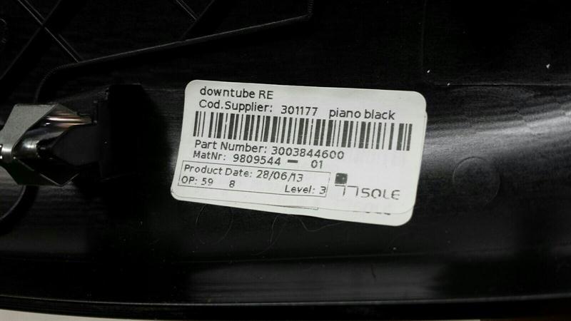 Mini Countryman R60 rear right door cover trim 9809542 door strip rear right