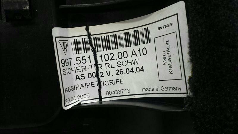Porsche Boxster 987 RHD Battery Cover 99755110200 Right Hand Drive