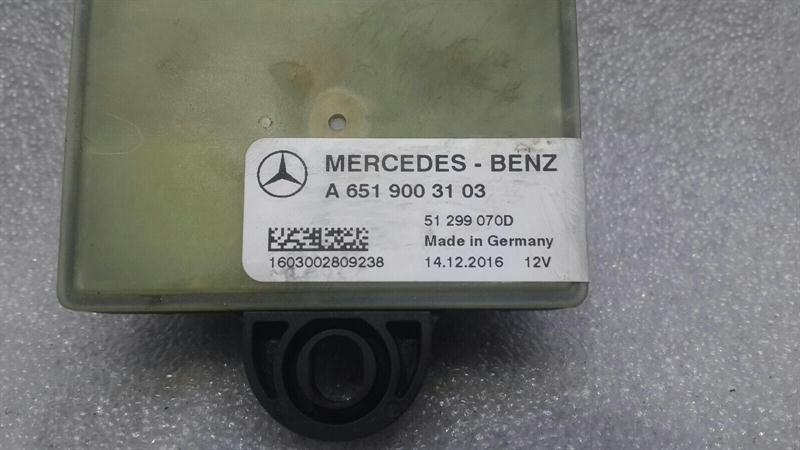 Mercedes W212 W218 W205 Glow Plug Relay A6519003103 Glow Control Unit OM651