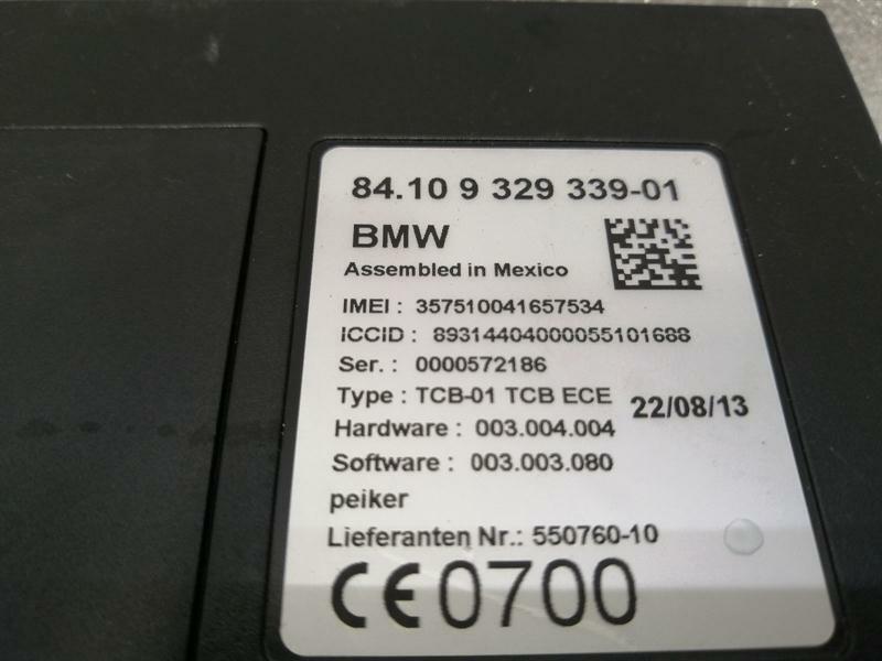 BMW 5 F10 F11 Telematic Bluetooth Module 9329339 Telematics Phone Control Unit