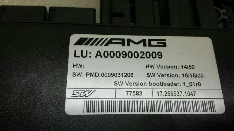Mercedes GT C190 GT R AMG ACTIVE ENGINE MOUNT CONTROL A0009002009 CONTROL UNIT