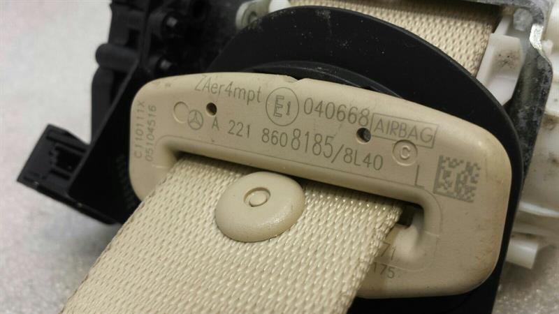 Mercedes S-Class W221 Front Seatbelt A2218608185 Seat Belt Strap Front Li