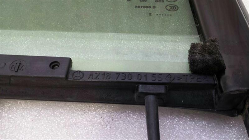 Mercedes CLS W218 left rear quarter glass A2187300155 door window 1/4 rear left