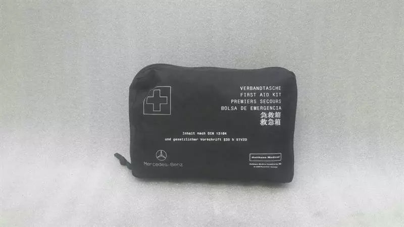 Mercedes S-Class W222 First Aid Kit Bandage Box Verbatant Bag