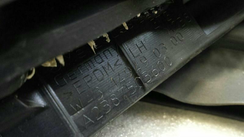 Mercedes E Class W238 Soft Top Seal A2387503600 Vario Roof Seals