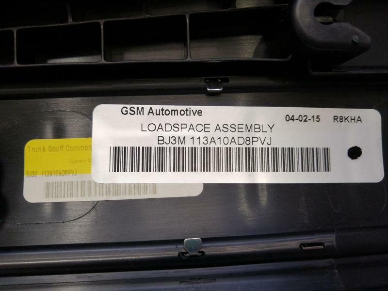 Range Rover L538 Loading Compartment Cover bj32-113A10-ad Boot Liner