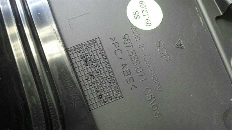 Porsche Cayman 987 rear left tray 98755507105 shell rear left