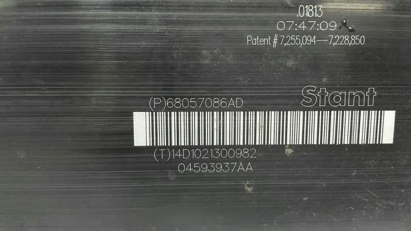 Dodge Charger LX LD Emissions System Vapor Canister 68057086AD EVAP Reservoir -