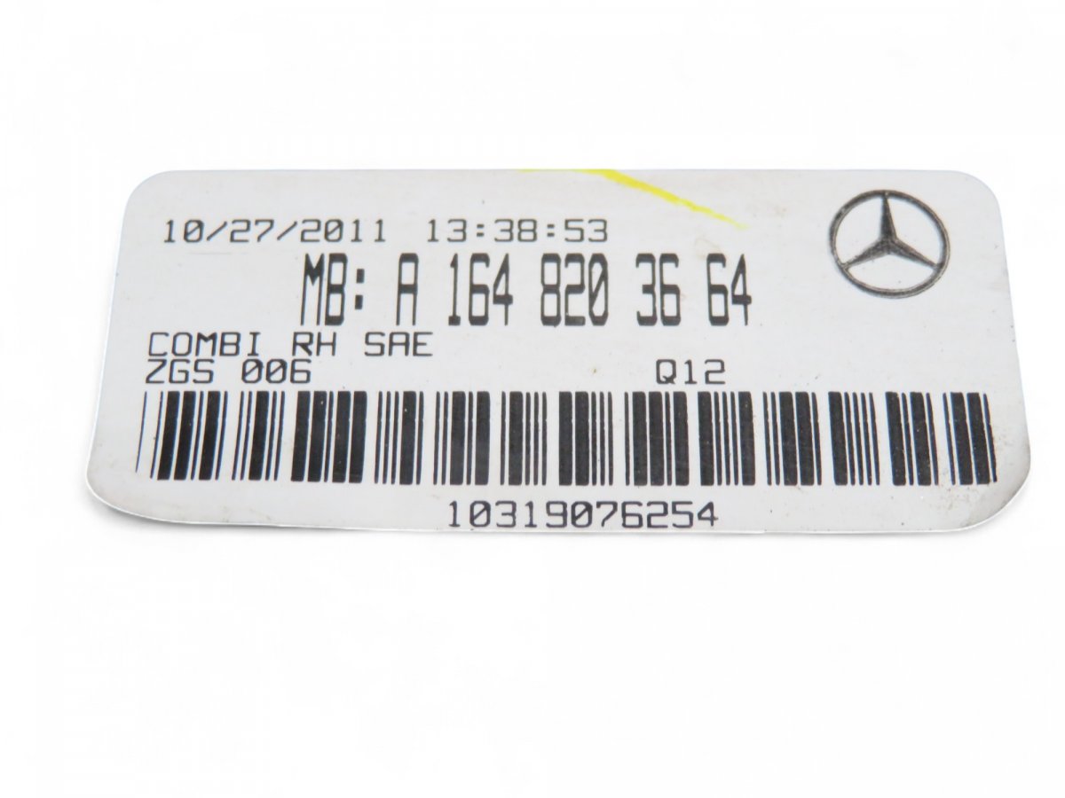 A1648203664 Tail light, right MERCEDES-BENZ GL-CLASS (X164) (2006-2012)