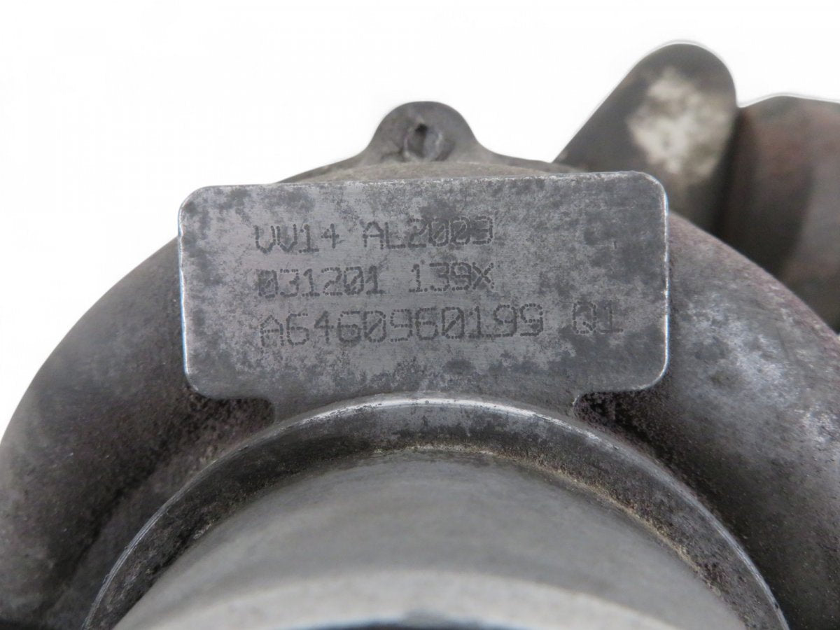 A6460960199 A6460960199 Turbocharger MERCEDES-BENZ VITO / VIANO (W639) (2003-2014)