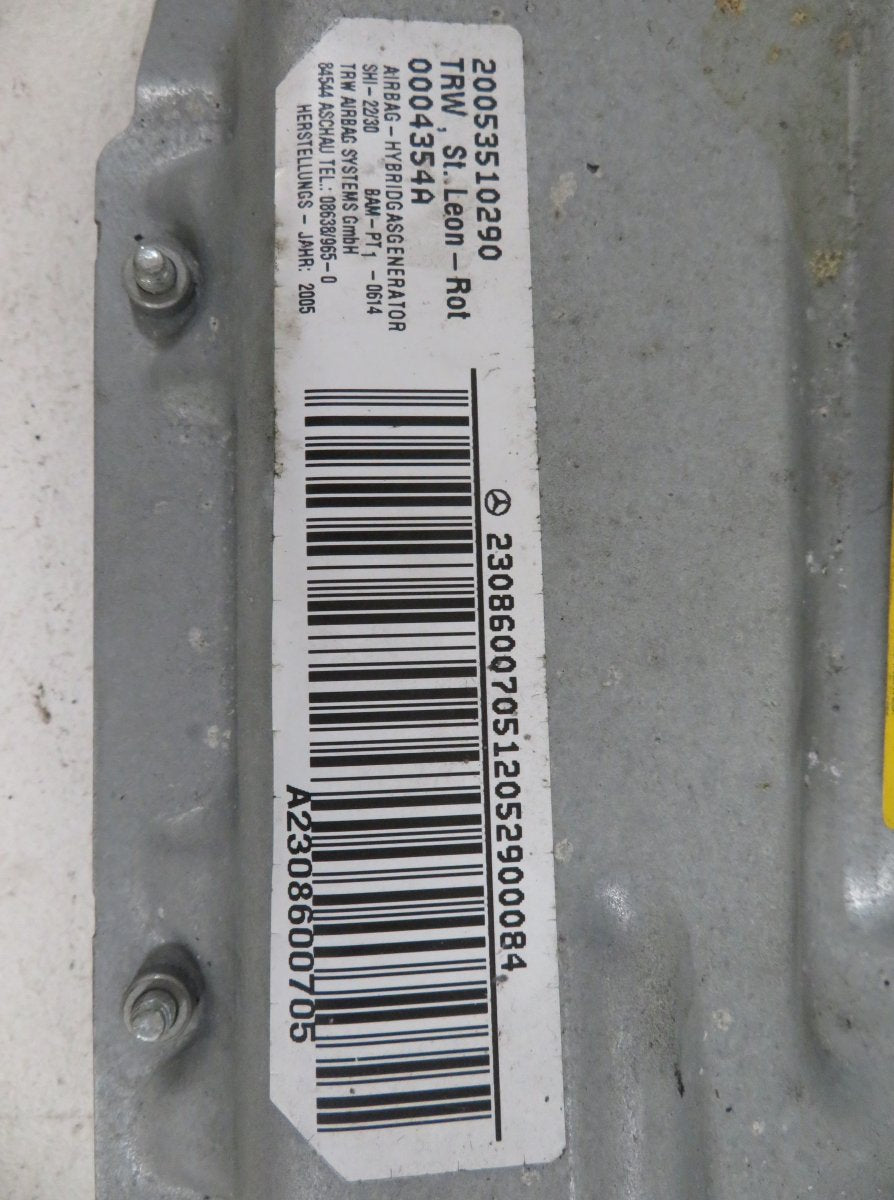 A2308600705 Knee Airbag Front Left MERCEDES-BENZ SL-CLASS (R230) (2001-2012)
