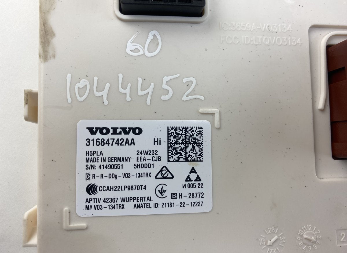 36013370 Comfort Module (CCM) VOLVO XC40 (536) (10.17-)