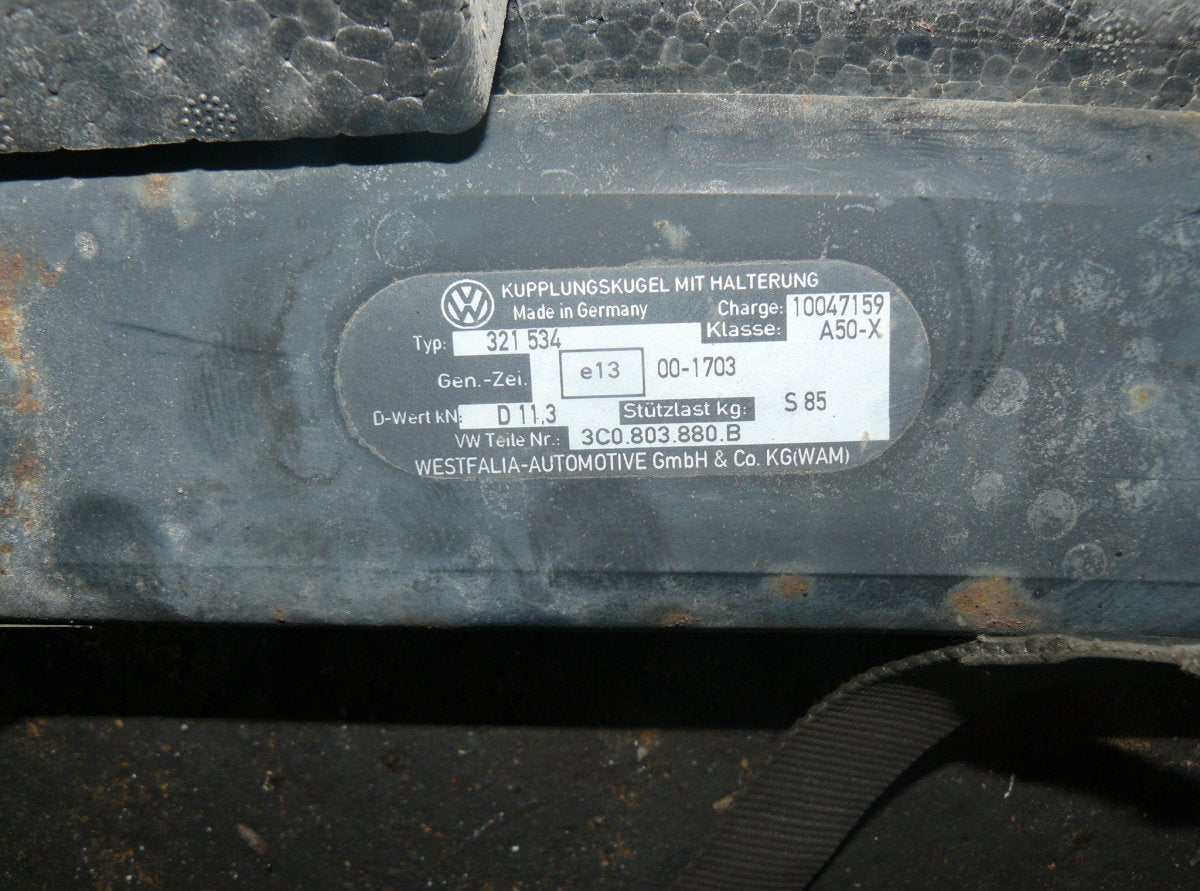 Towbar VW PASSAT B6 (3C) (2005-2010)