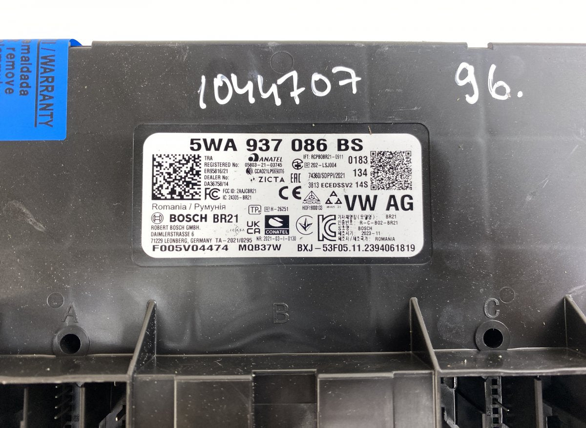 F005V04474 Comfort Module (CCM) SKODA OCTAVIA IV (NX, NN) (2019-)