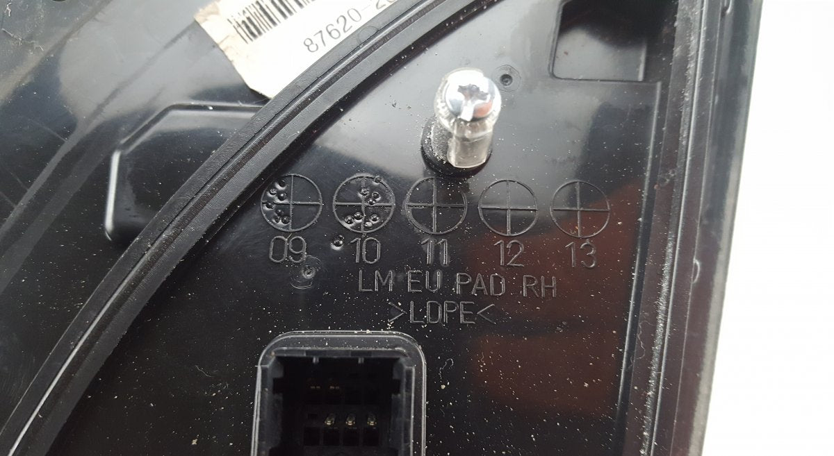 87620-2S350CA Mirror right HYUNDAI TUCSON II / ix35 I (LM) (2009-2017)