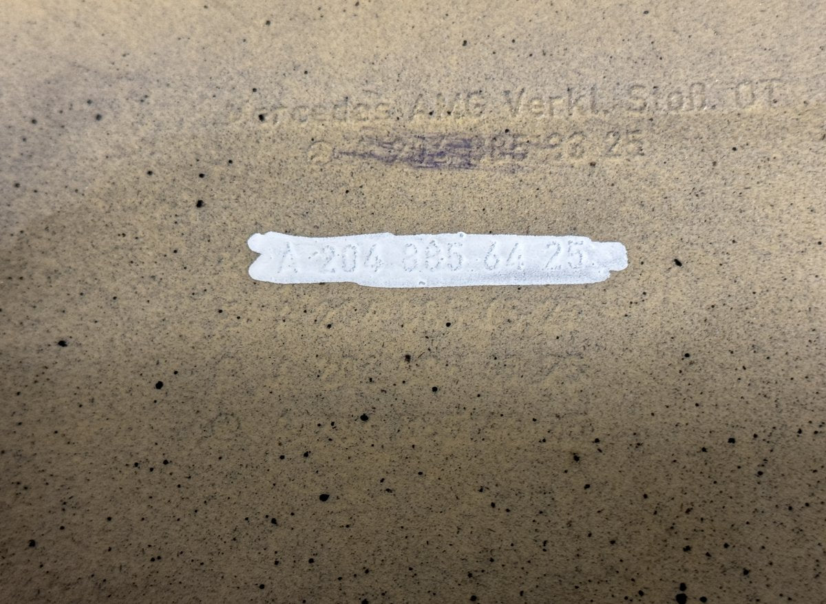 A2048856425 Rear bumper MERCEDES-BENZ C-CLASS (W204) (2007-2013)
