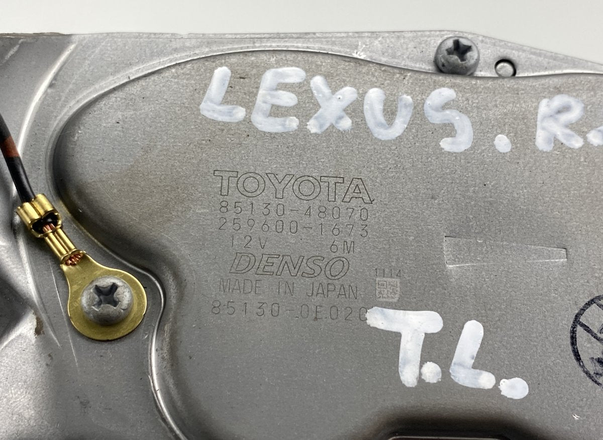 8513048070 259600-1673 2596001673 85130-0E020 851300E020 Wiper Motor bootlid / tailgate LEXUS RX III (AL10) (2008-2015)