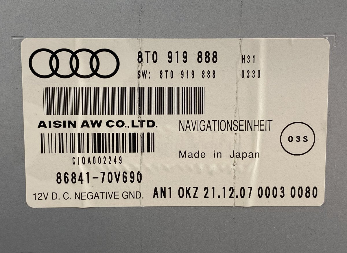 GPS Navigator CD - Player AUDI A6 / A6 ALLROAD (C6, 4F) (2004-2011)