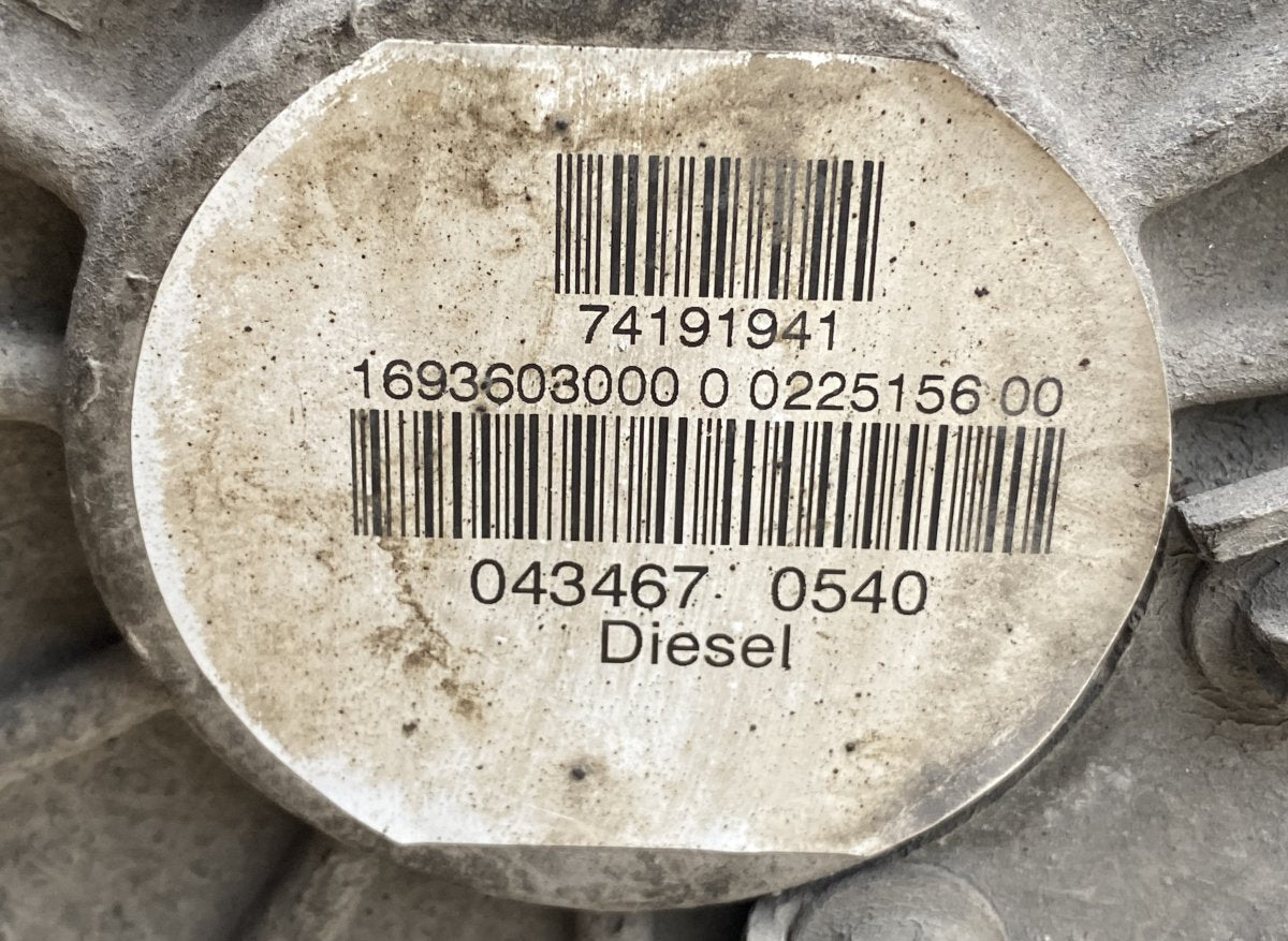 0434670540 1693603000 A1693603000 Gearbox MERCEDES-BENZ B-CLASS (W245) (2005-2011)
