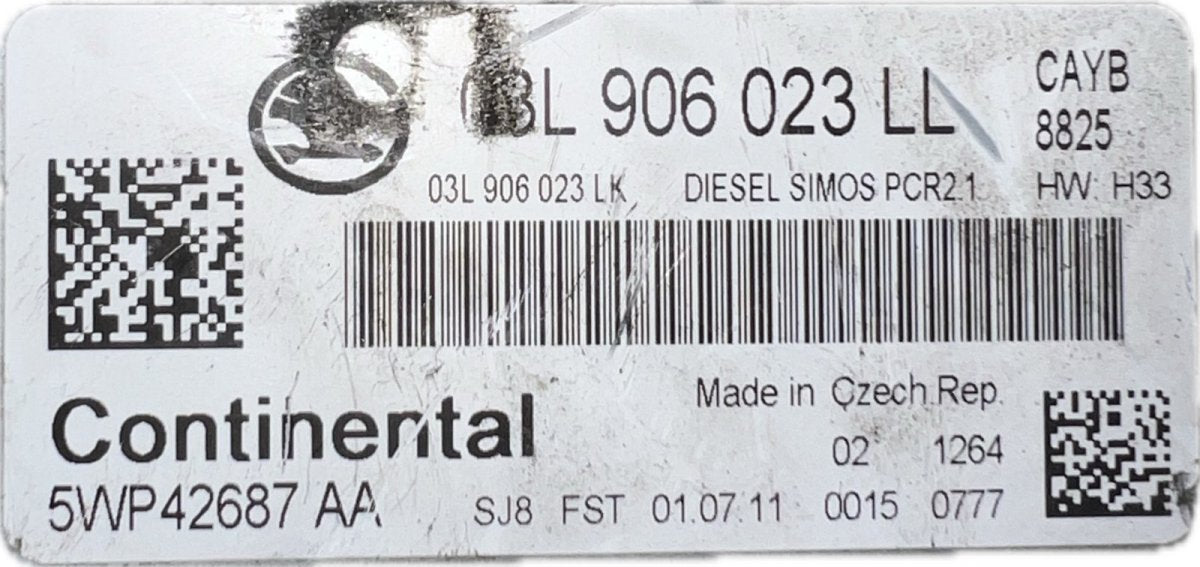 Engine Control Unit / module (ECU) SKODA FABIA II (5J) (2006-2014)