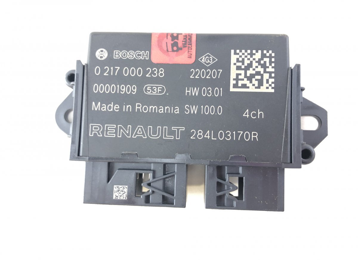 0217000238 Parking Aid Control Unit RENAULT KANGOO III (FFK, KFK) (2021-)