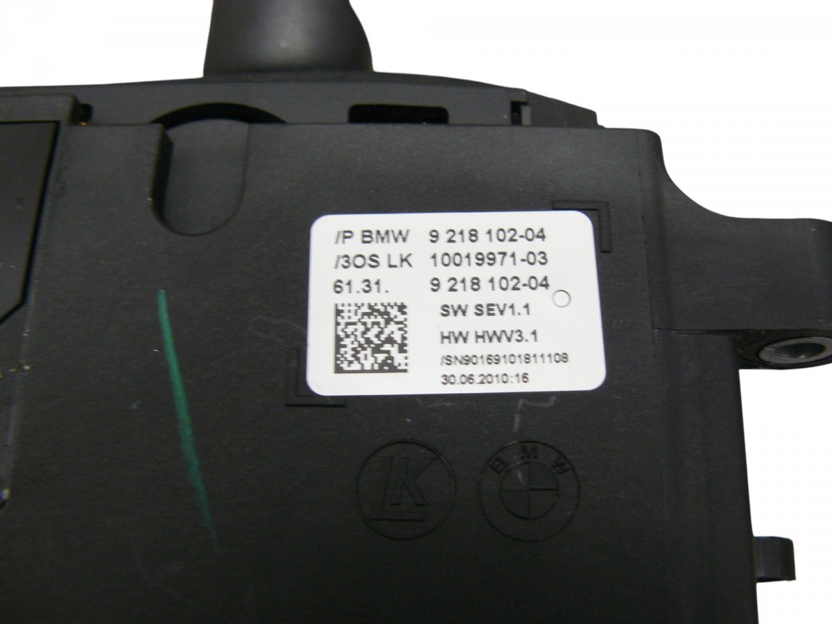 9218102 921810204 Gearshift Mechanism BMW 5 GRAN TURISMO (F07) (2009-2017)