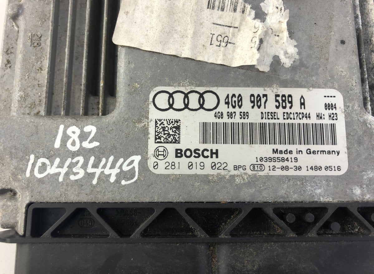 0281019022 0281019739 Engine Control Unit / module (ECU) AUDI A7 Sportback (4GA) (2010-2017)