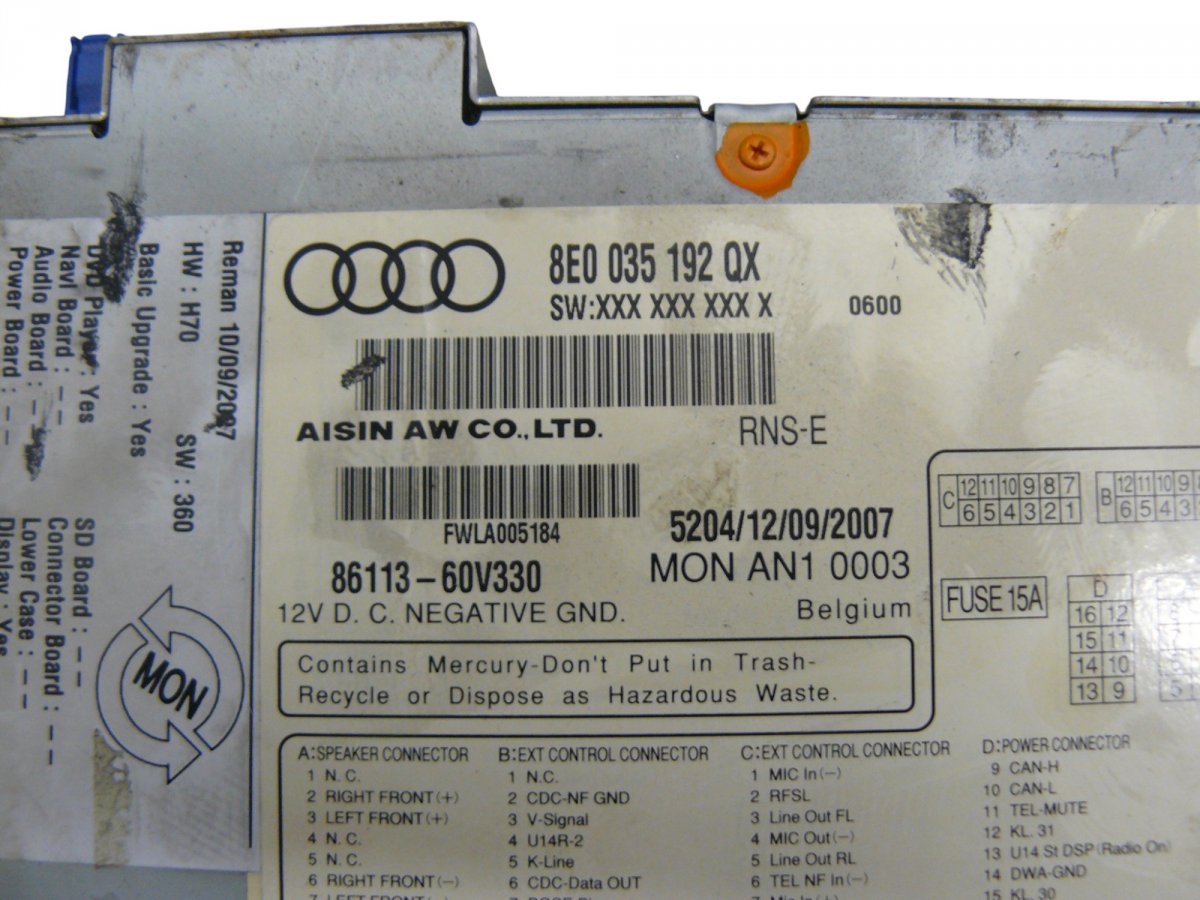 Radio AUDI A4 (B7) (2004-2008)