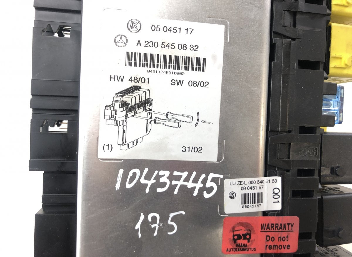 05045117 Fuse box MERCEDES-BENZ SL-CLASS (R230) (2001-2012)