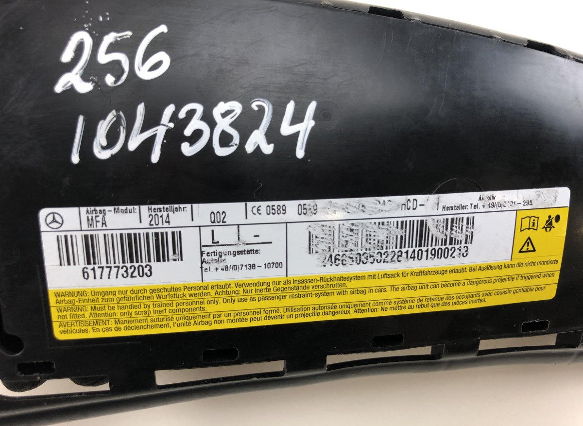 A2468603502 Side seat Airbag Front left MERCEDES-BENZ CLA (C117, X117) (2013-2019)