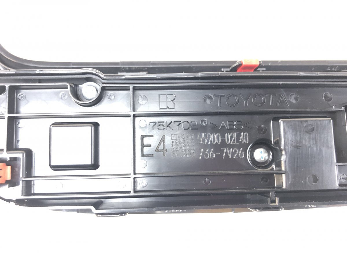 5590002E40 Heater control panel TOYOTA COROLLA XII (E210) (2018-)