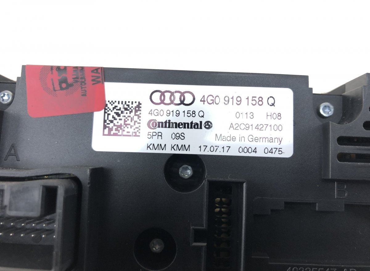 A2C91427100 Rear AC heater control panel AUDI A7 Sportback (4GA) (2010-2017)