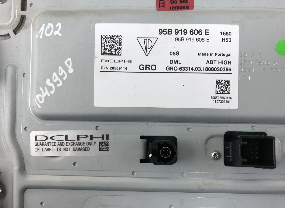95B919606B Radio PORSCHE MACAN I (95B) (2014-2024)